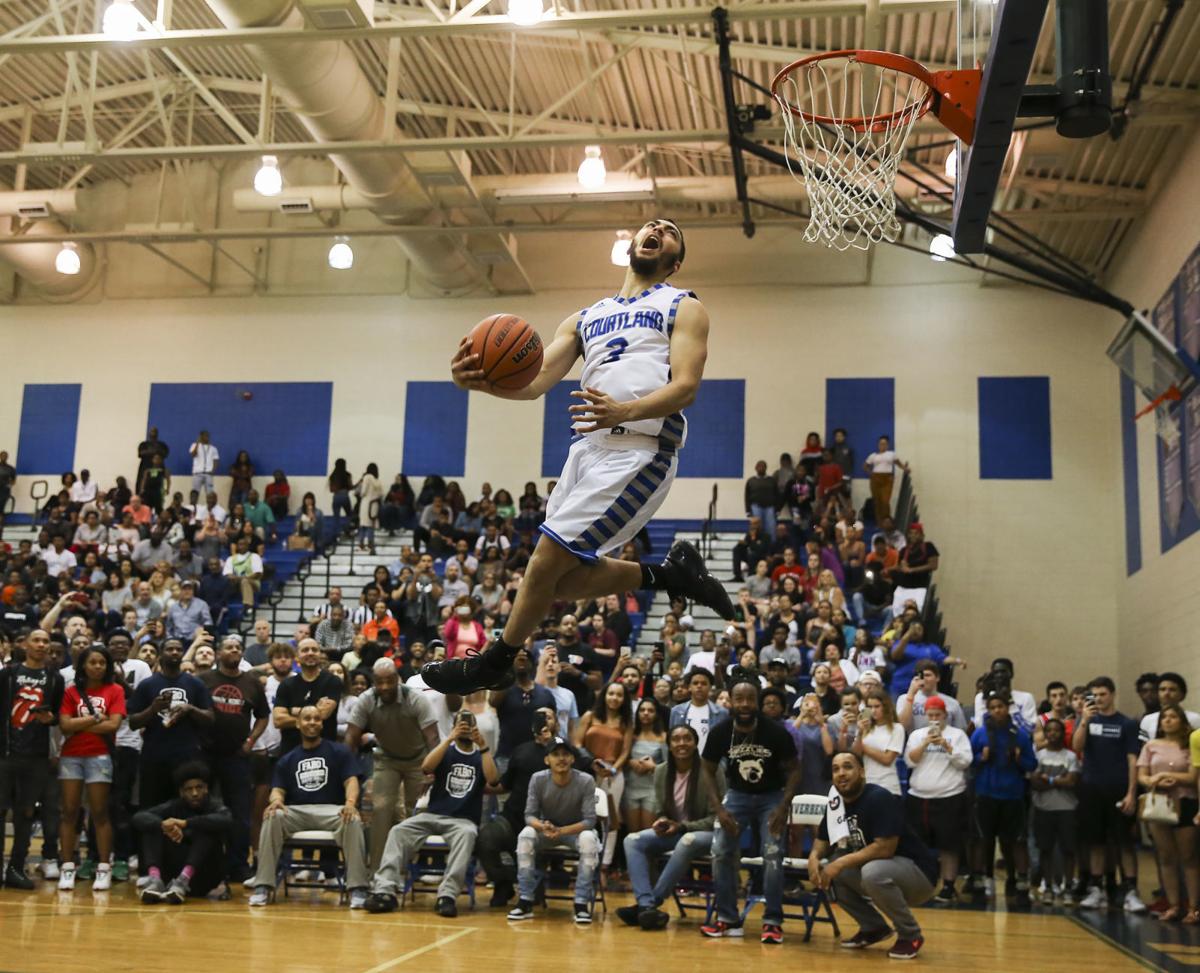 High School Basketball Players Give It Their All At Area All Star