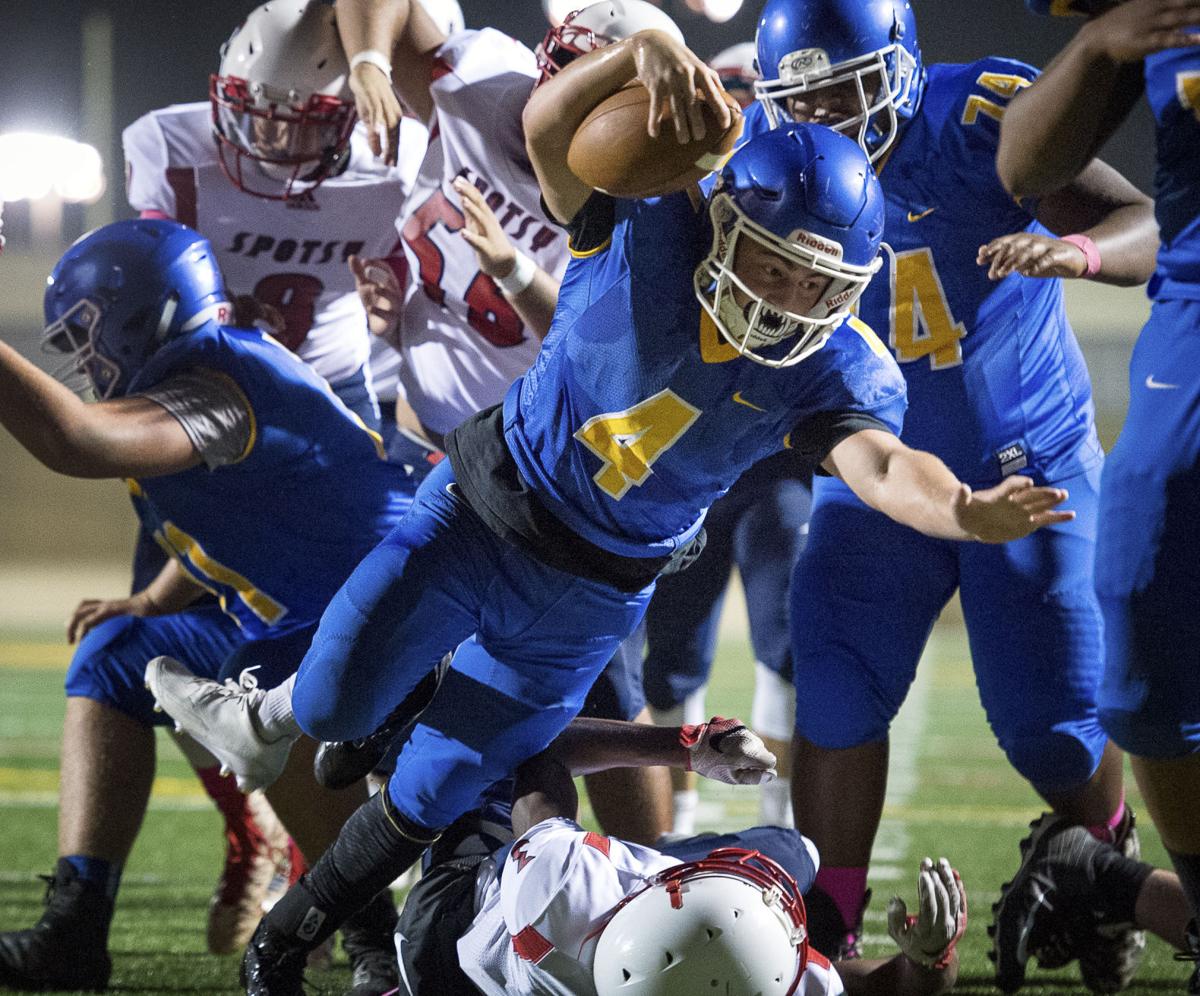 High school football King uses ground power to subdue