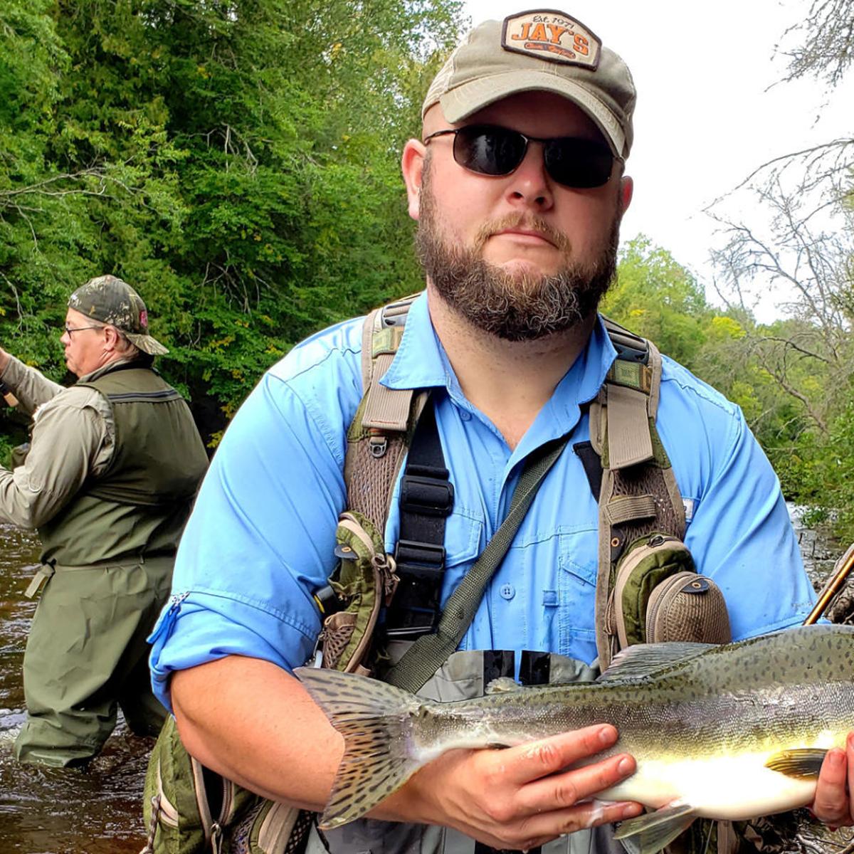 Ken Perrotte Fly Fishing For Salmon In Michigan Can Hook Even A Novice Outdoors Fredericksburg Com