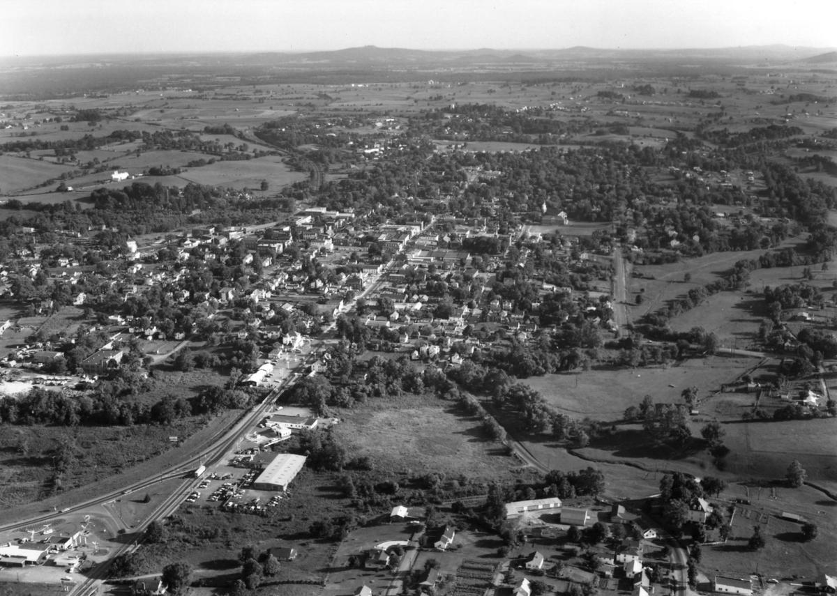 Culpeper flashback Looking down on the town in the 1960s