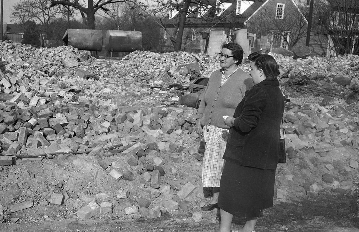 From the Archives Aftermath of 1955 Bowling Green fire History