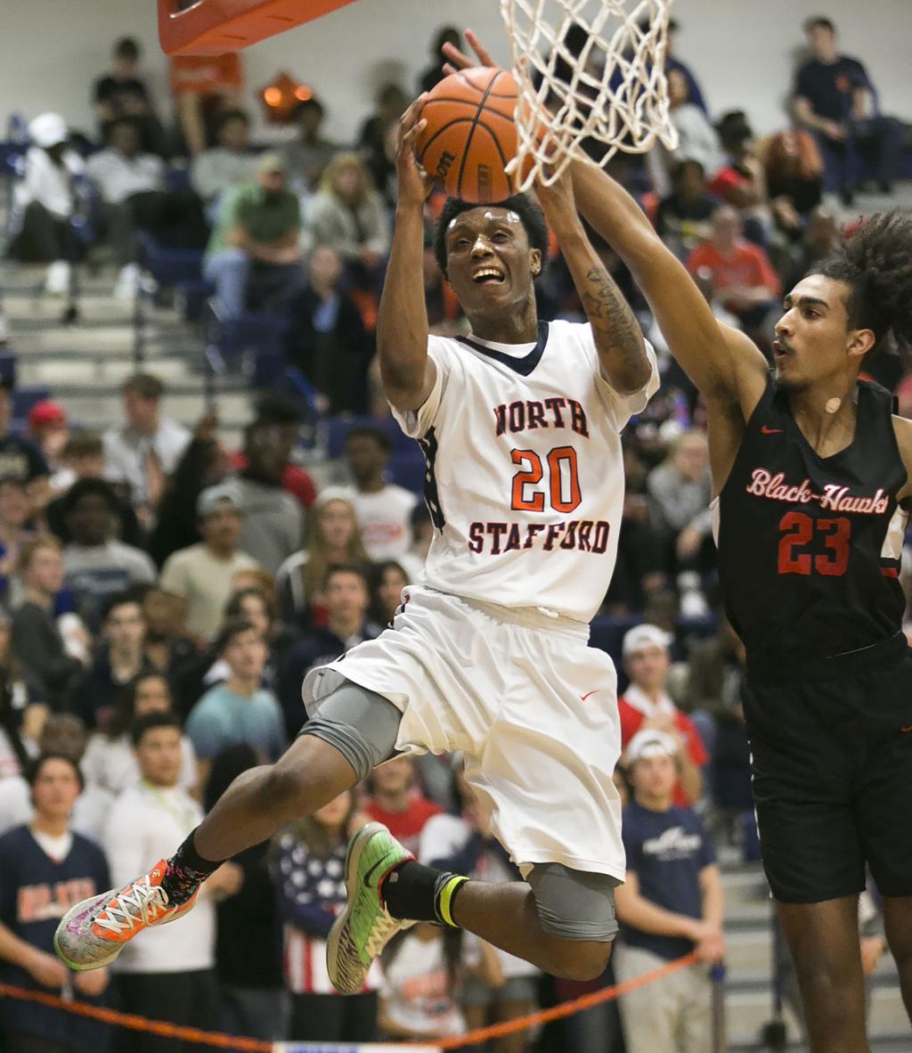 High School Boys Basketball Swinton North Stafford Shoot Down