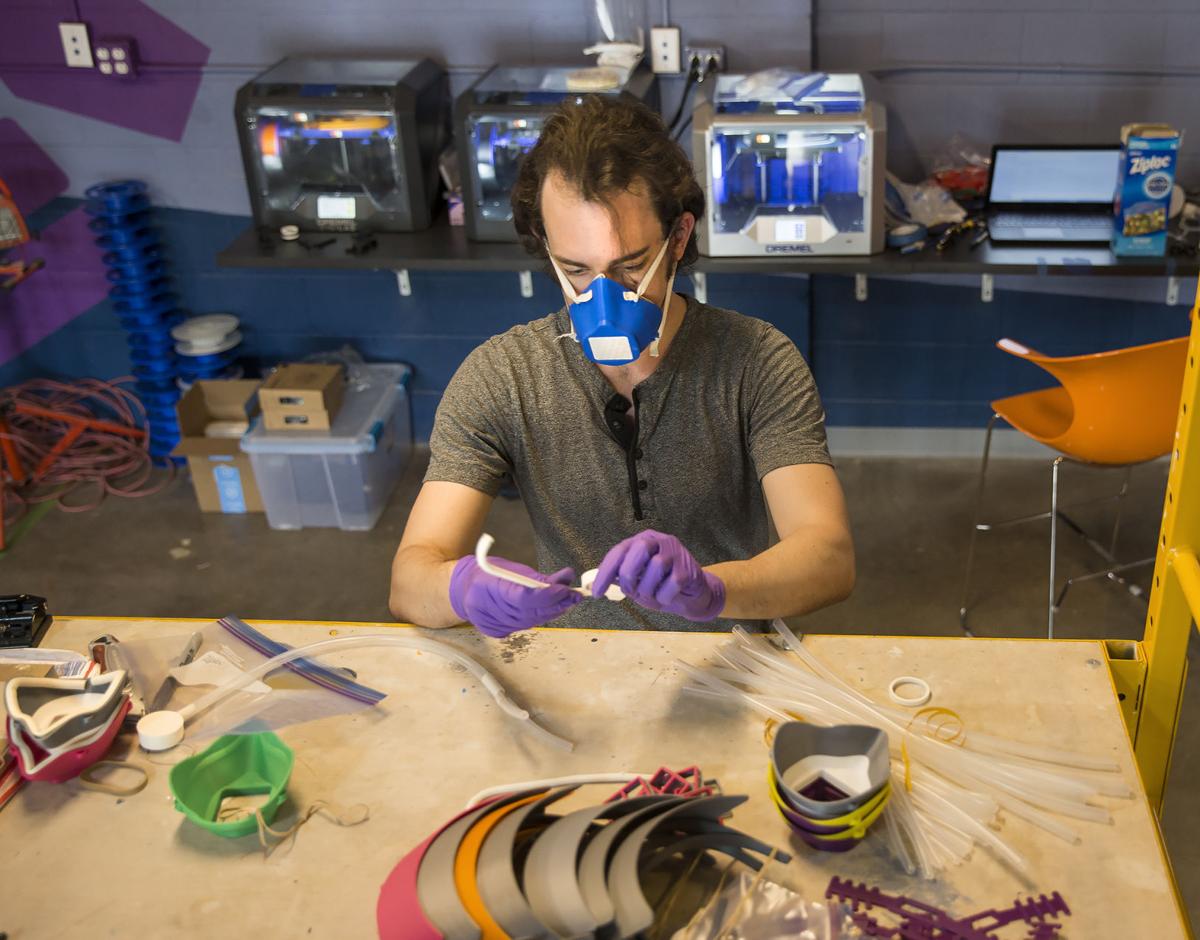 Local 3d Printers Crank Out Disposable Stethoscopes For Use With Covid 19 Patients Local News Fredericksburg Com