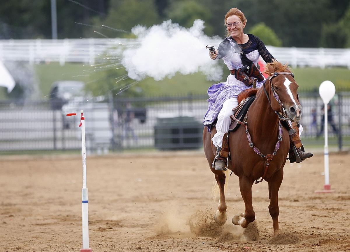 Cowboy Mounted Shooting Competition wows State Fair Local
