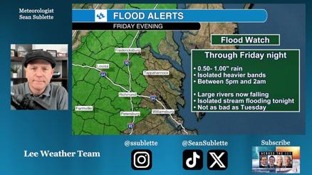 Flood Watch in Virginia Friday night. How about the weekend? - Vimarsana News