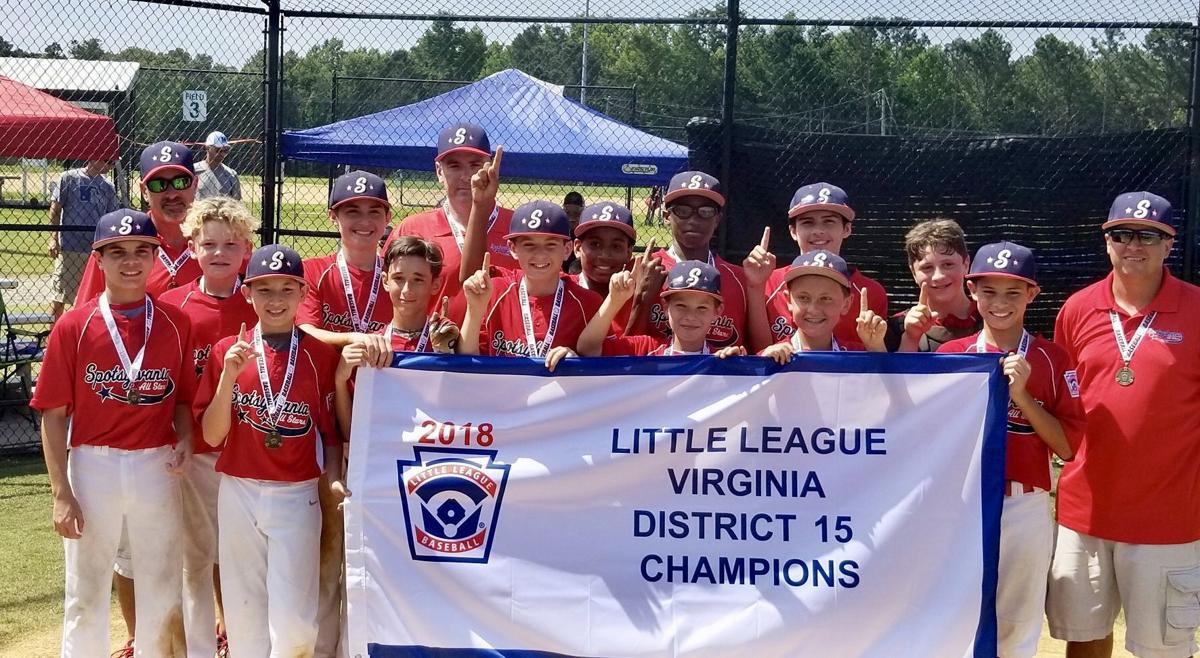 Triple play Spotsylvania Little League send three teams to state