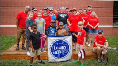 Lowe S Heroes Project Spruces Up Smith Station Elementary School