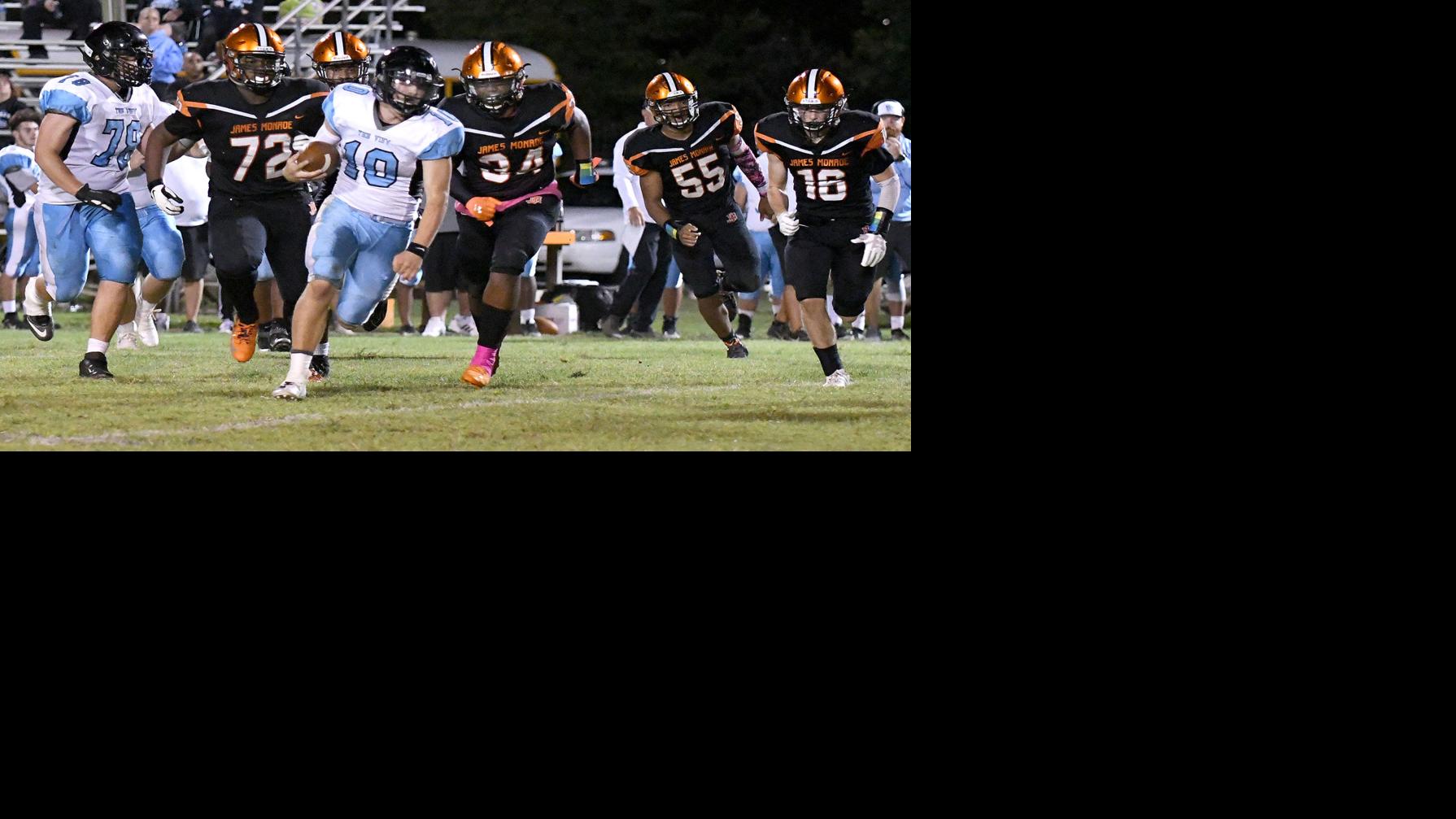 High School Football Graves Spangler Carry Eastern View Past