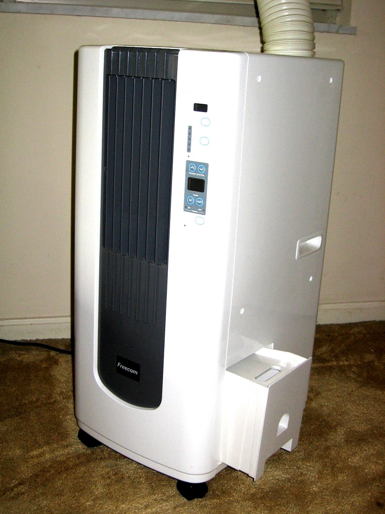 With portable air conditioner no need to cool whole house