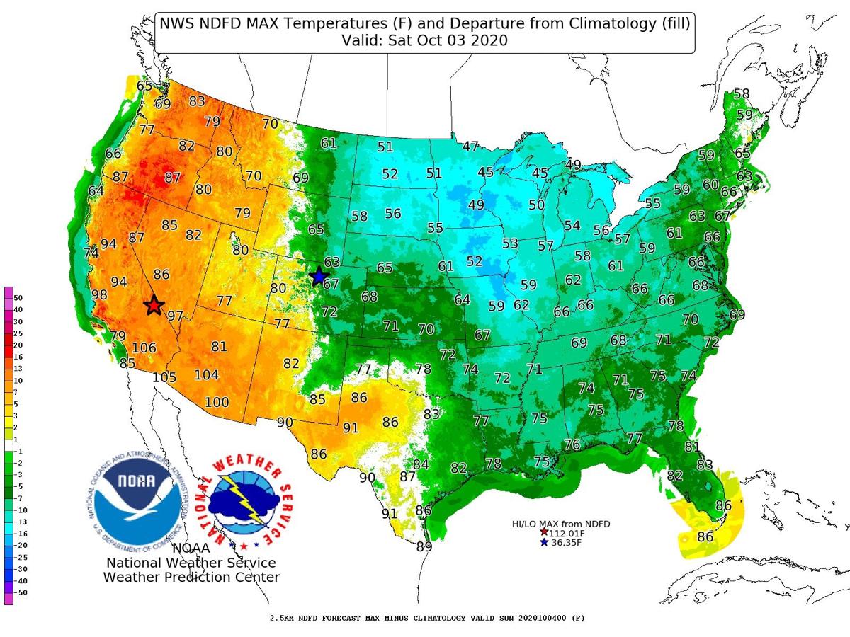 FREDERICKSBURG AREA WEATHER A perfect fall weekend on tap