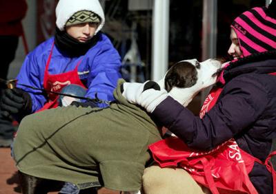 Bell Ringing Cold Cold nose, cold weather: Bell ringers greeted in Fredericksburg