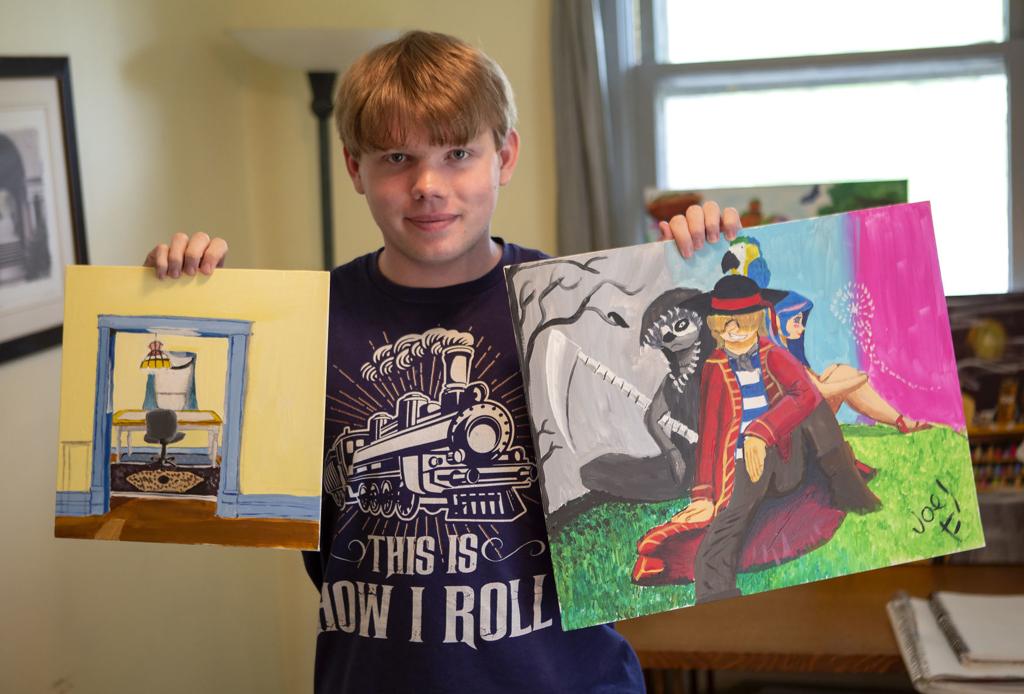 Caroline Artist Joey Frye Sees Autism As A Gift For Painting