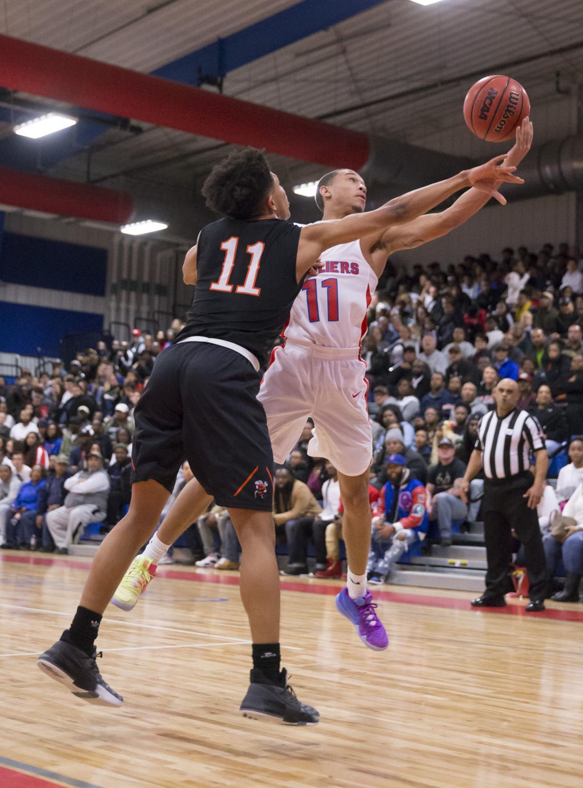 High School Boys Basketball Big Second Quarter Drives Caroline