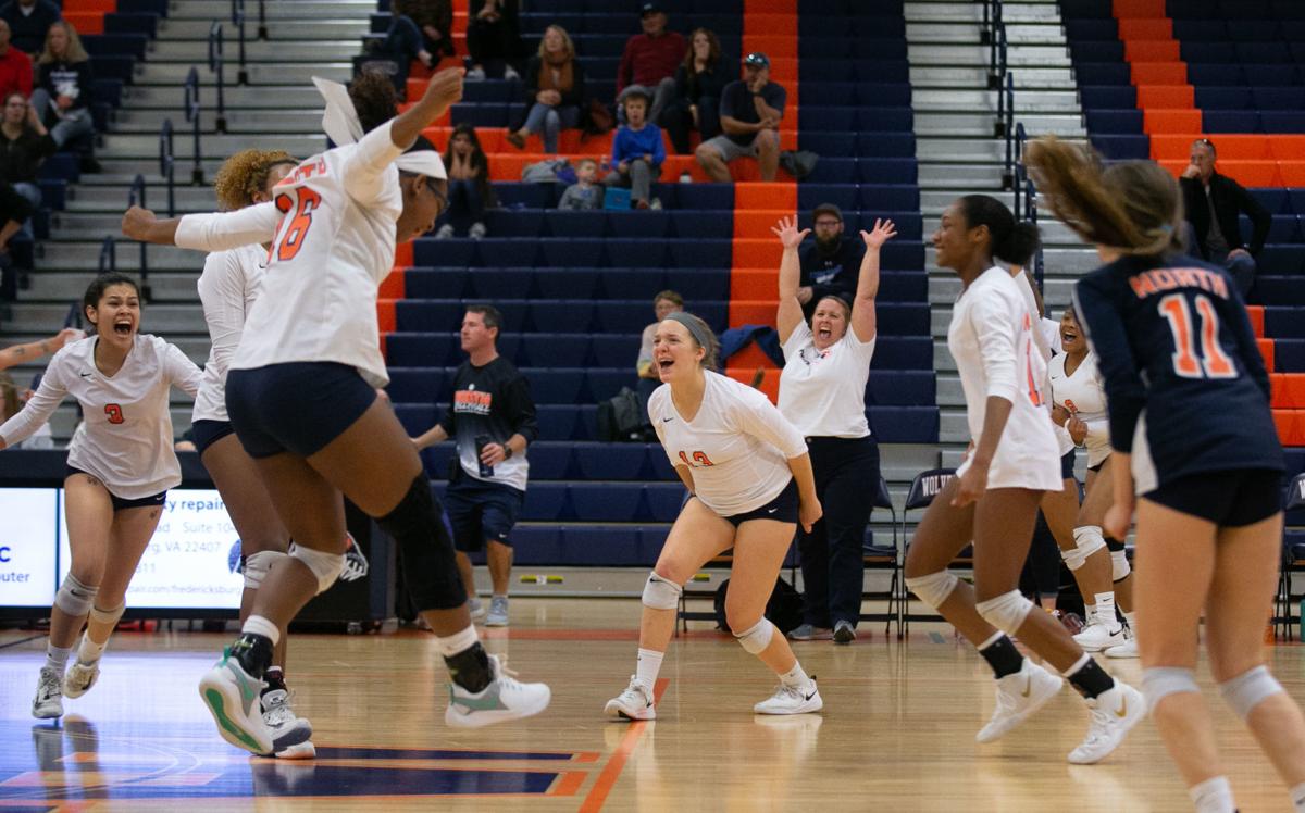 High school volleyball, Class 5 state semifinal: Four-point swing propels North Stafford over