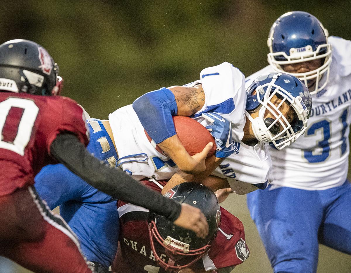 High school football Courtland uses run game to rumble past Chancellor