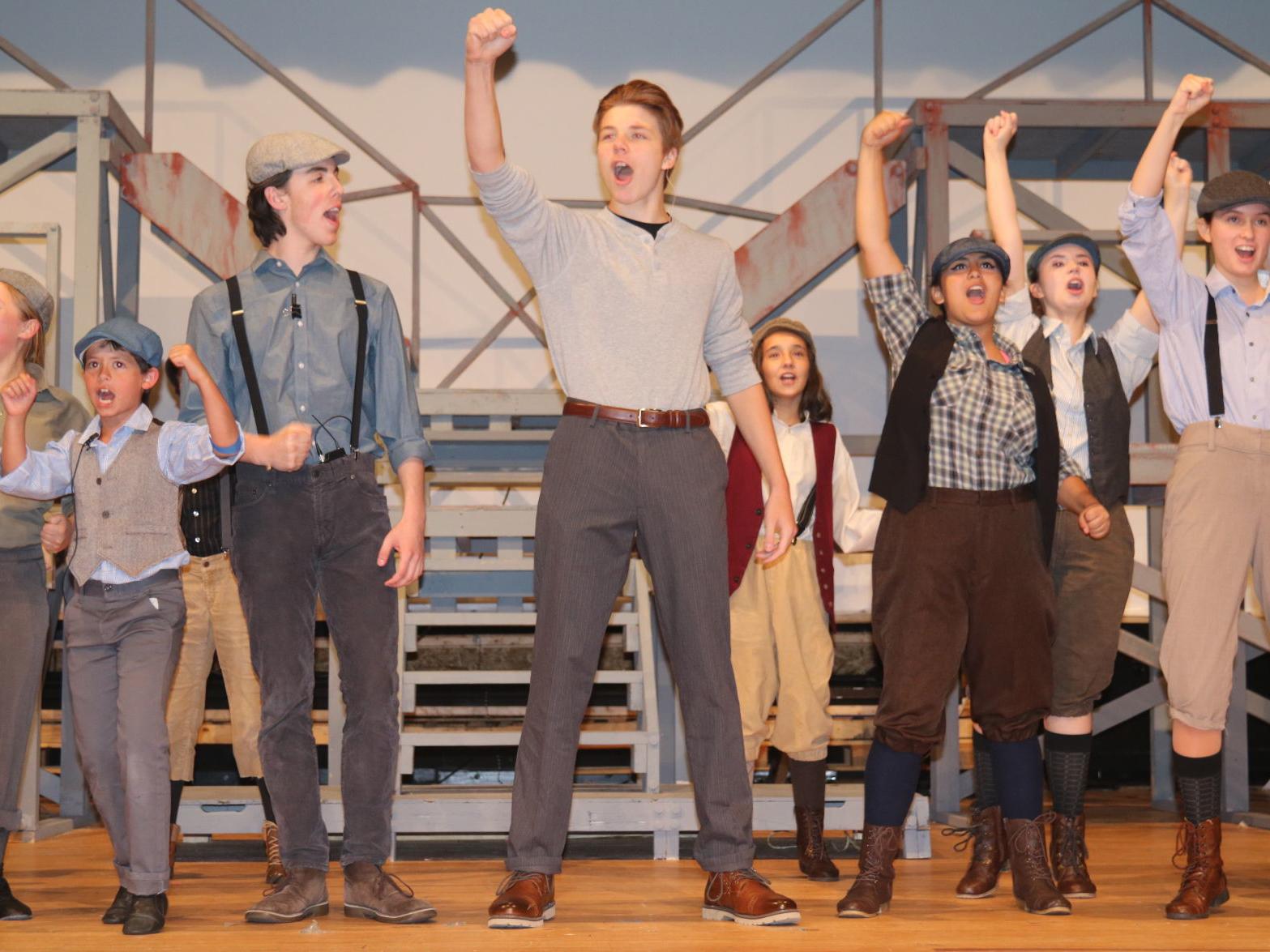 Young Life Rally Behind Newsies At Massaponax High School Stage Weekender Fredericksburg Com Young Life Rally Behind Newsies At Massaponax High School Stage Weekender Fredericksburg Com