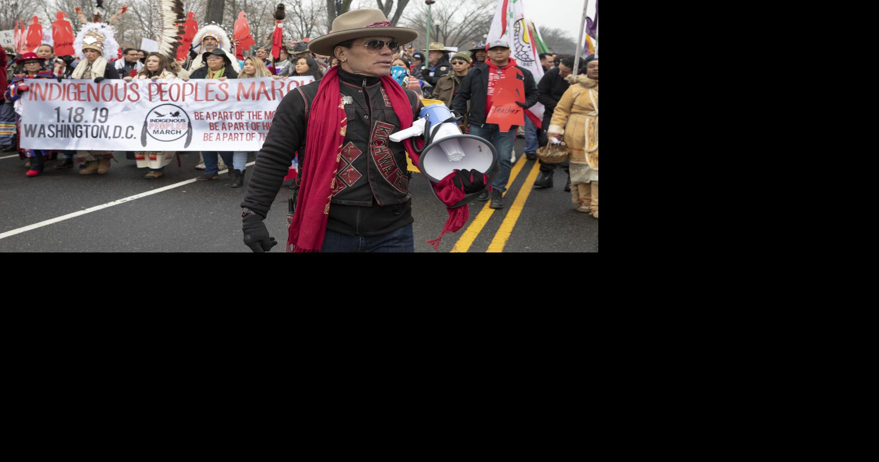 First Indigenous Peoples March takes place in Washington DC