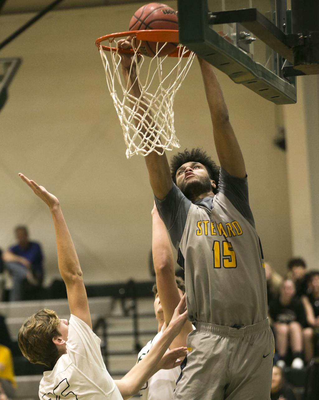 High School Boys Basketball 7 Footer Reid Leads Steward Past Fredericksburg Christian Sports Fredericksburg Com