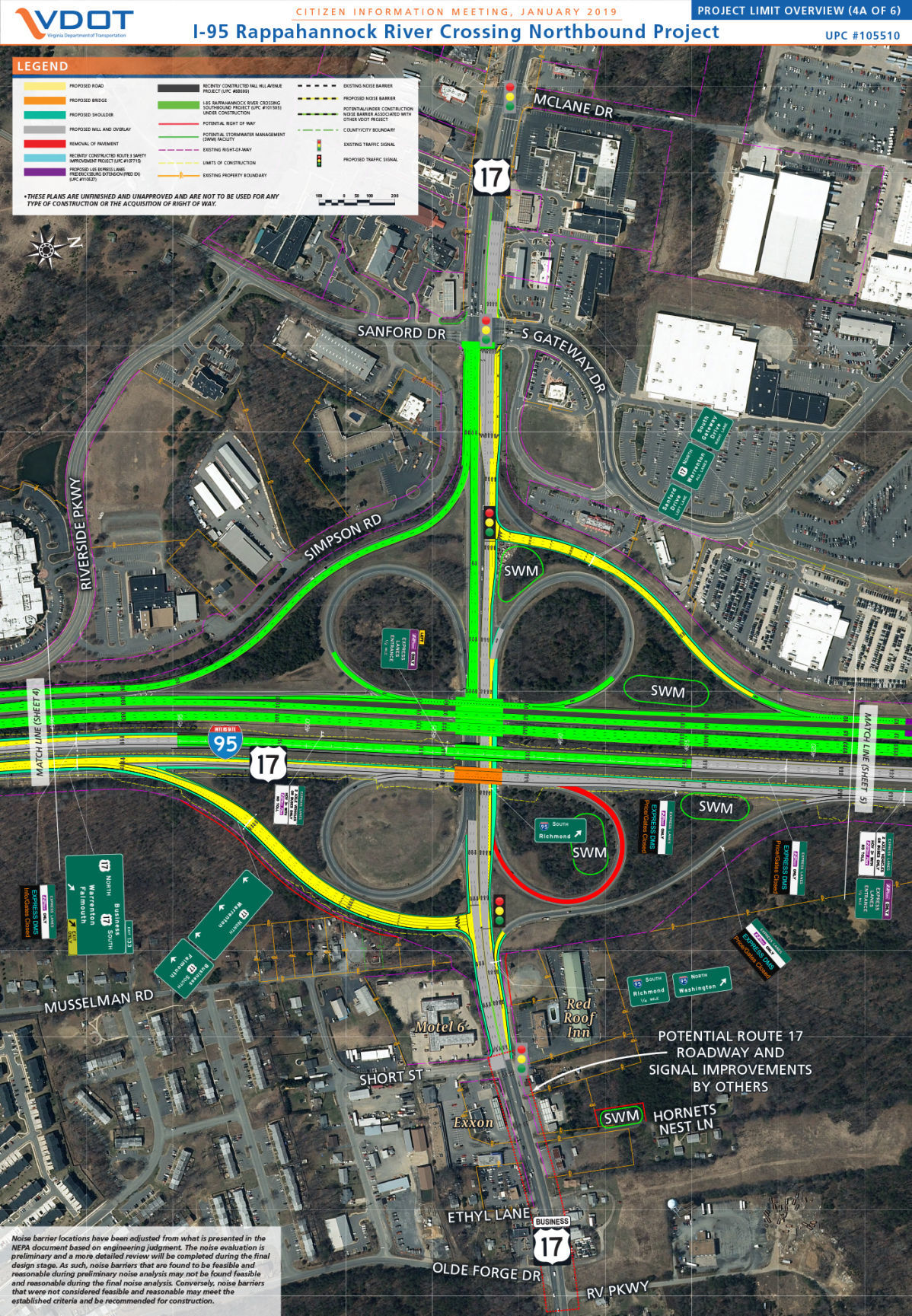 VDOT unveils updated plans for I95 northbound river crossing