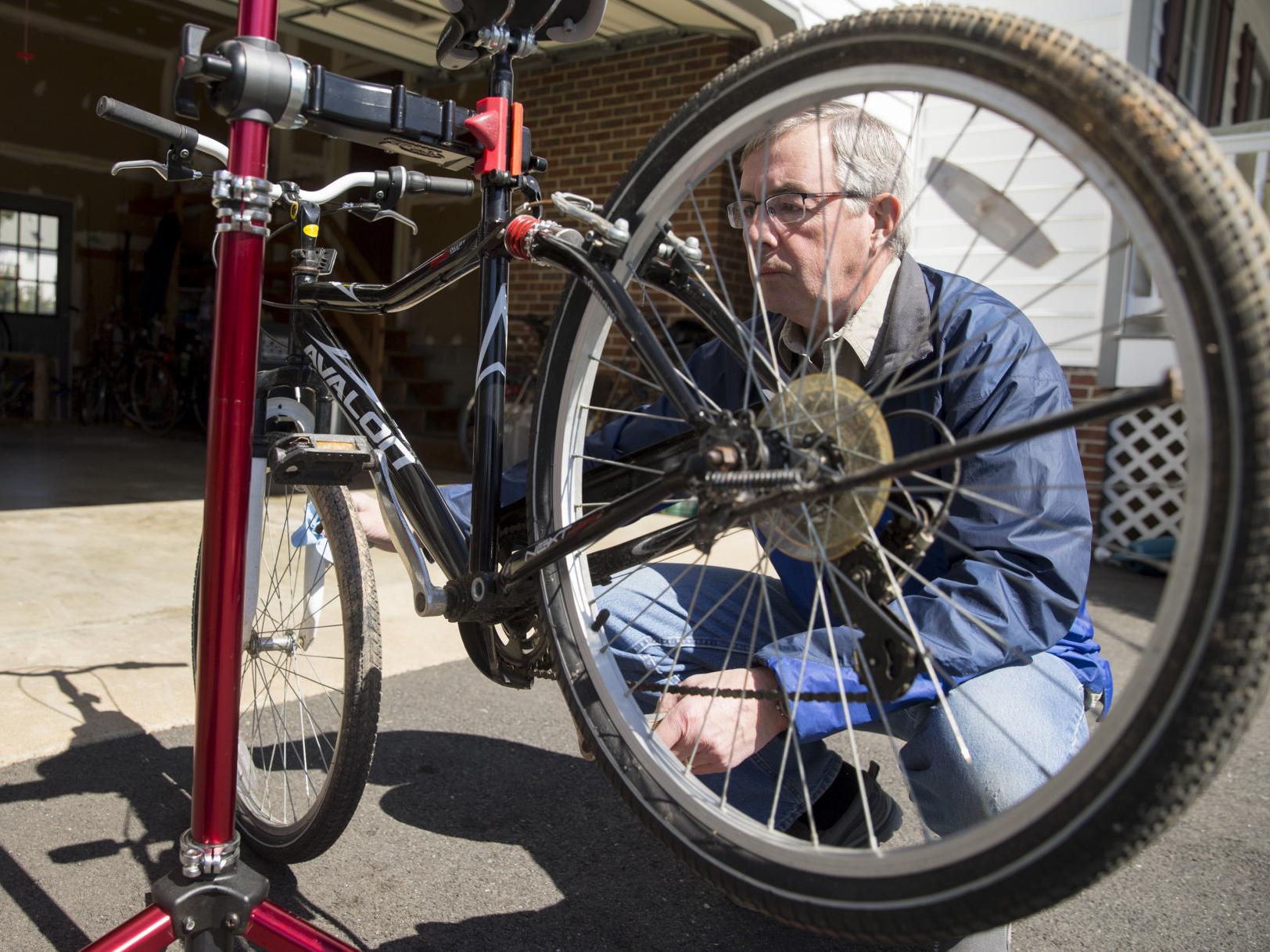 Rob Hedelt Stafford Man Uses Talent With Bikes To Repair Donated