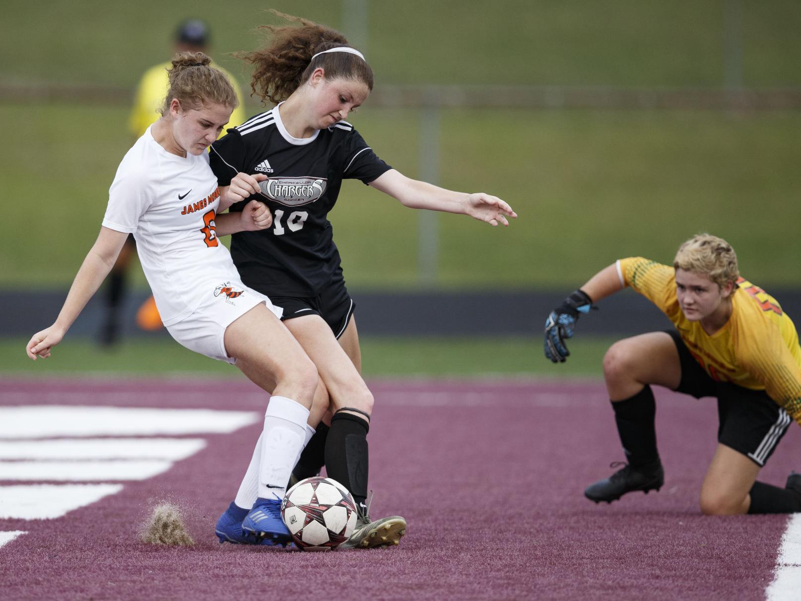 High School Girls Soccer Chancellor Blanks James Monroe To Stay Unbeaten High School Fredericksburg Com High School Girls Soccer Chancellor Blanks James Monroe To Stay Unbeaten High School Fredericksburg Com