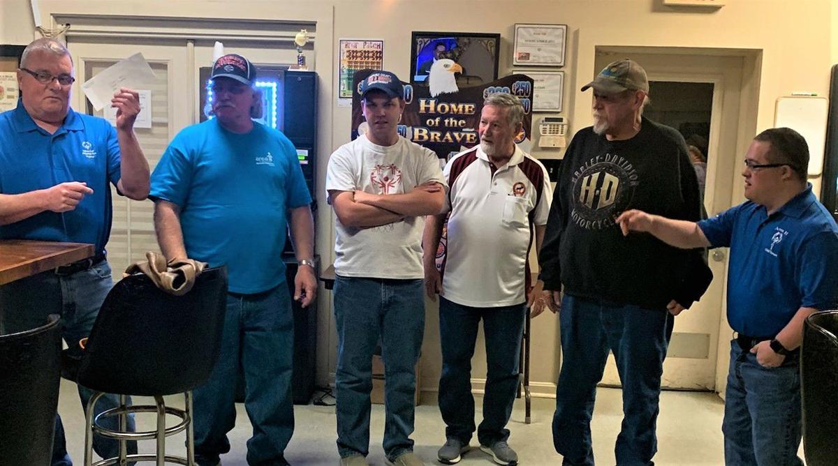 Stafford Moose Lodge presents donation to Special Olympics Area 11