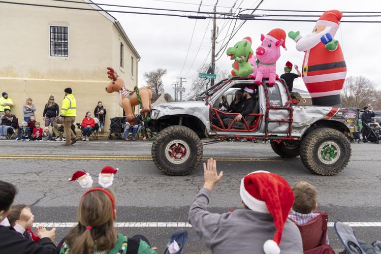 Christmas parades roll through the Fredericksburg area