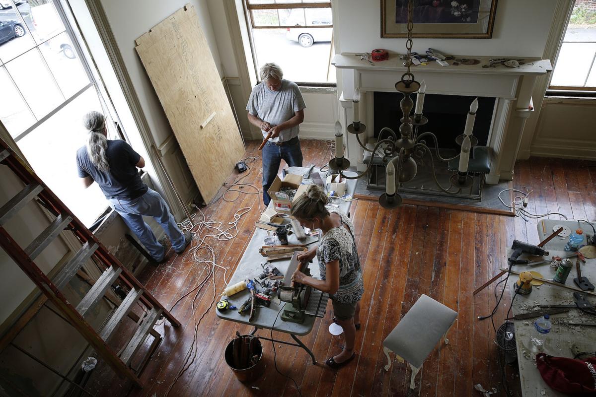 National Bank Building Restoration Well Underway Local News Fredericksburg Com