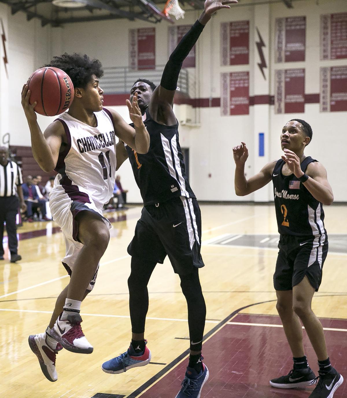 James Monroe at Chancellor boys basketball Gallery