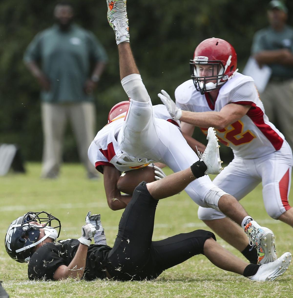 High school football: Fredericksburg Christian holds off late Quantico
