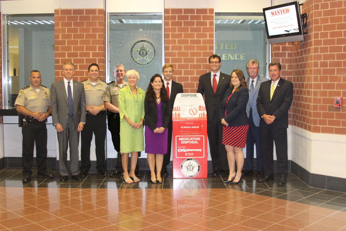 stafford sheriff s office debuts drug disposal box stafford