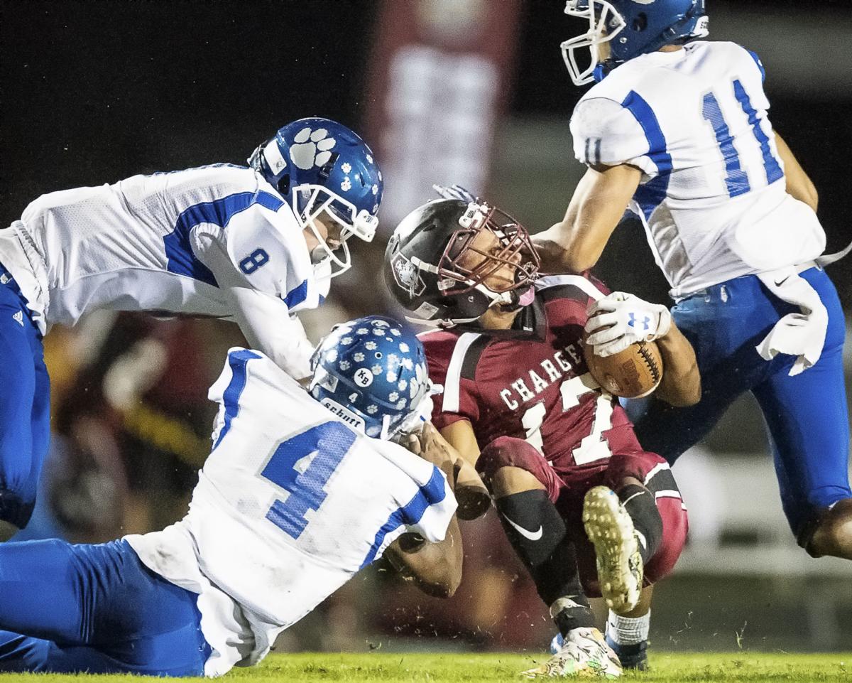 High school football Courtland uses run game to rumble past Chancellor