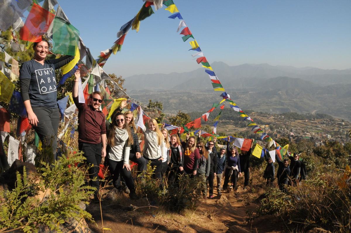 UMW students in Nepal in 2018