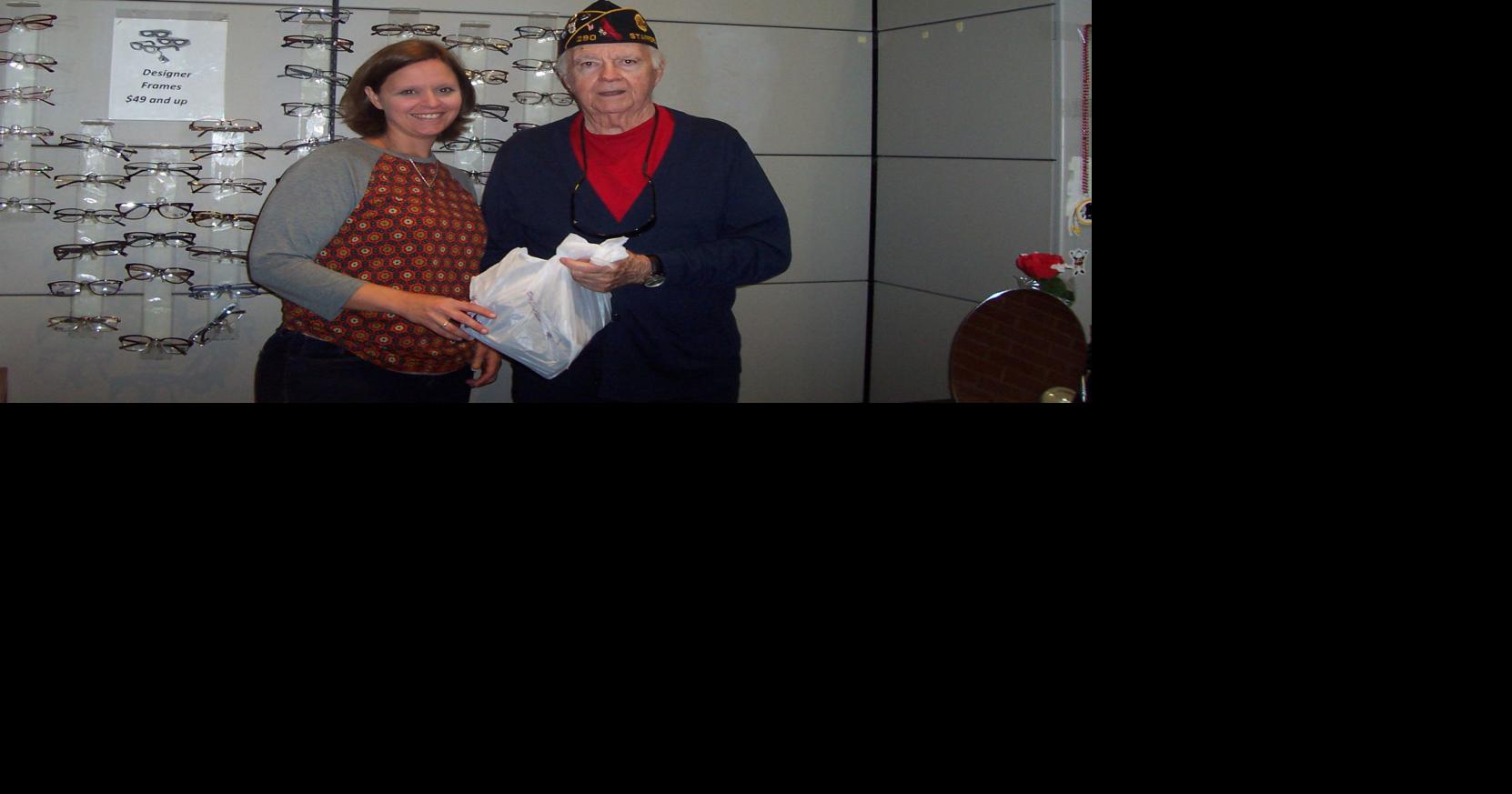 AMERICAN LEGION Veterans donate eyeglasses to optical clinic