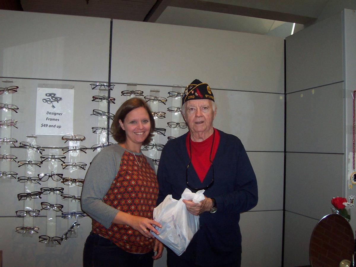 AMERICAN LEGION Veterans donate eyeglasses to optical clinic