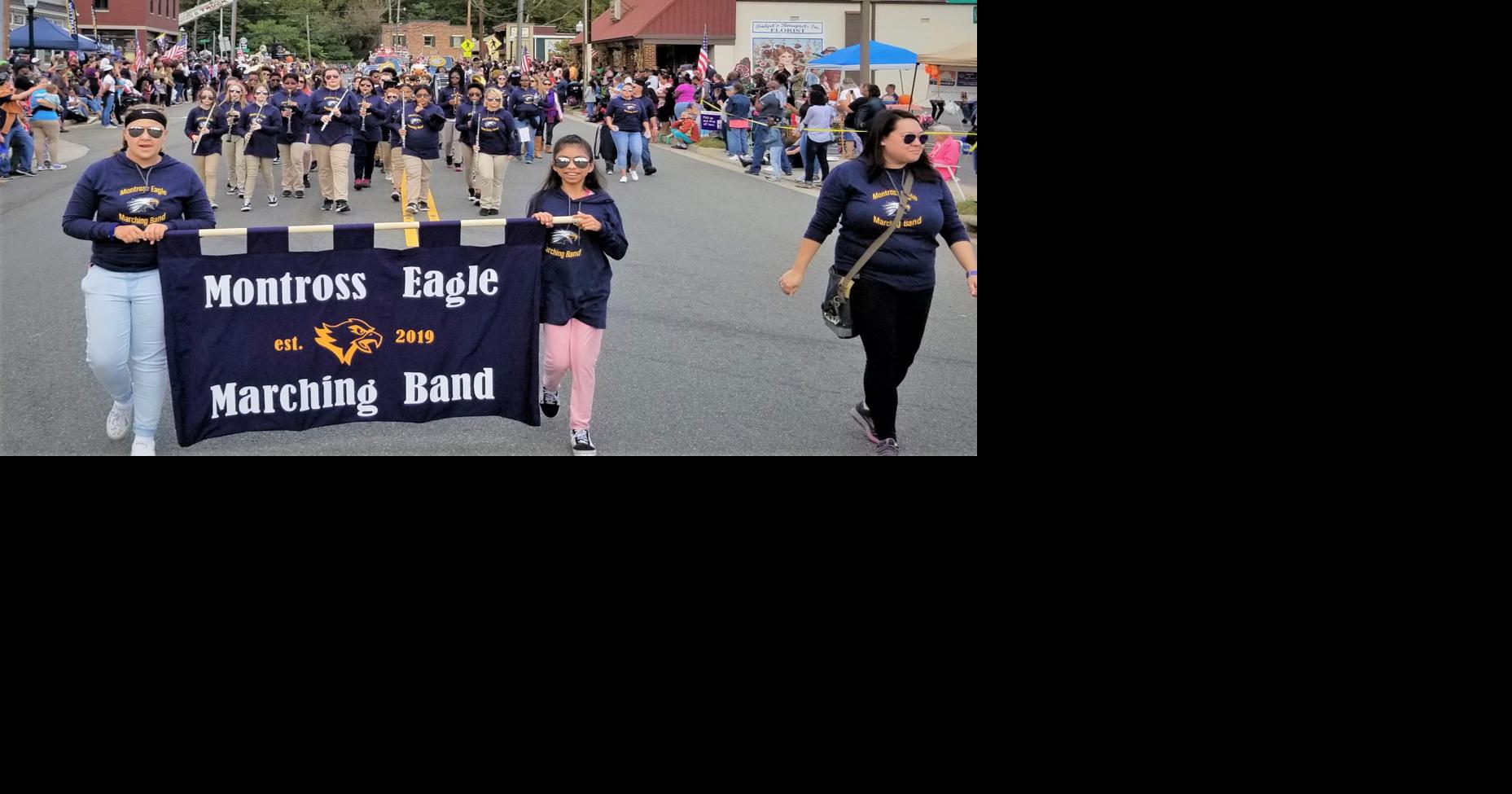 Montross Middle School Eagle Marching Band debuts at Montross Fall Festival