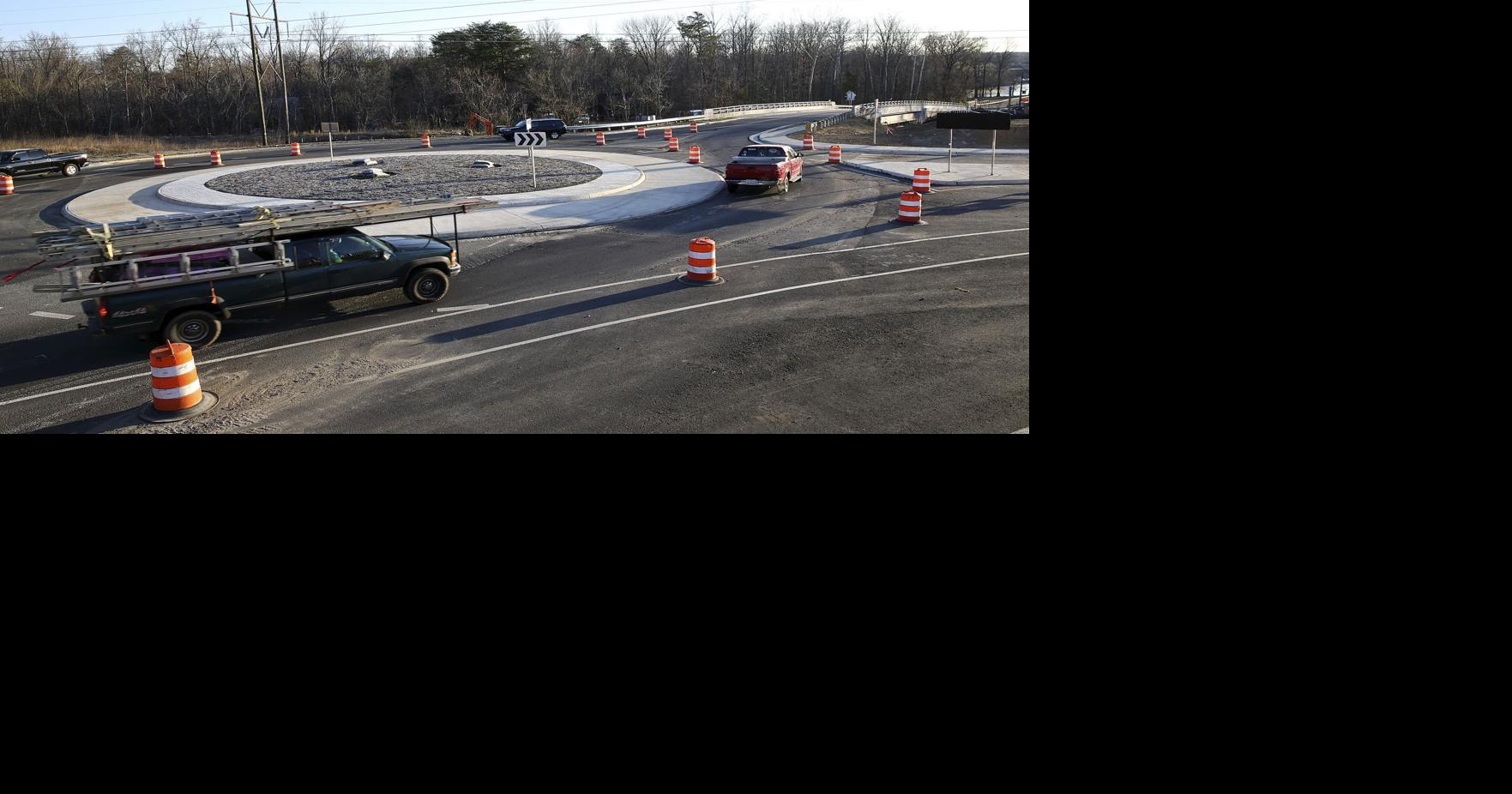 Get ready, Fall Hill roundabout to open soon