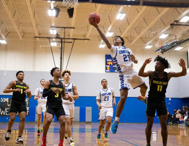 Region 4B boys basketball semifinal Courtland defeats Huguenot