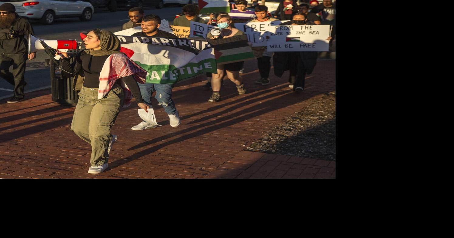 Local groups take to streets in support of the Palestinian people