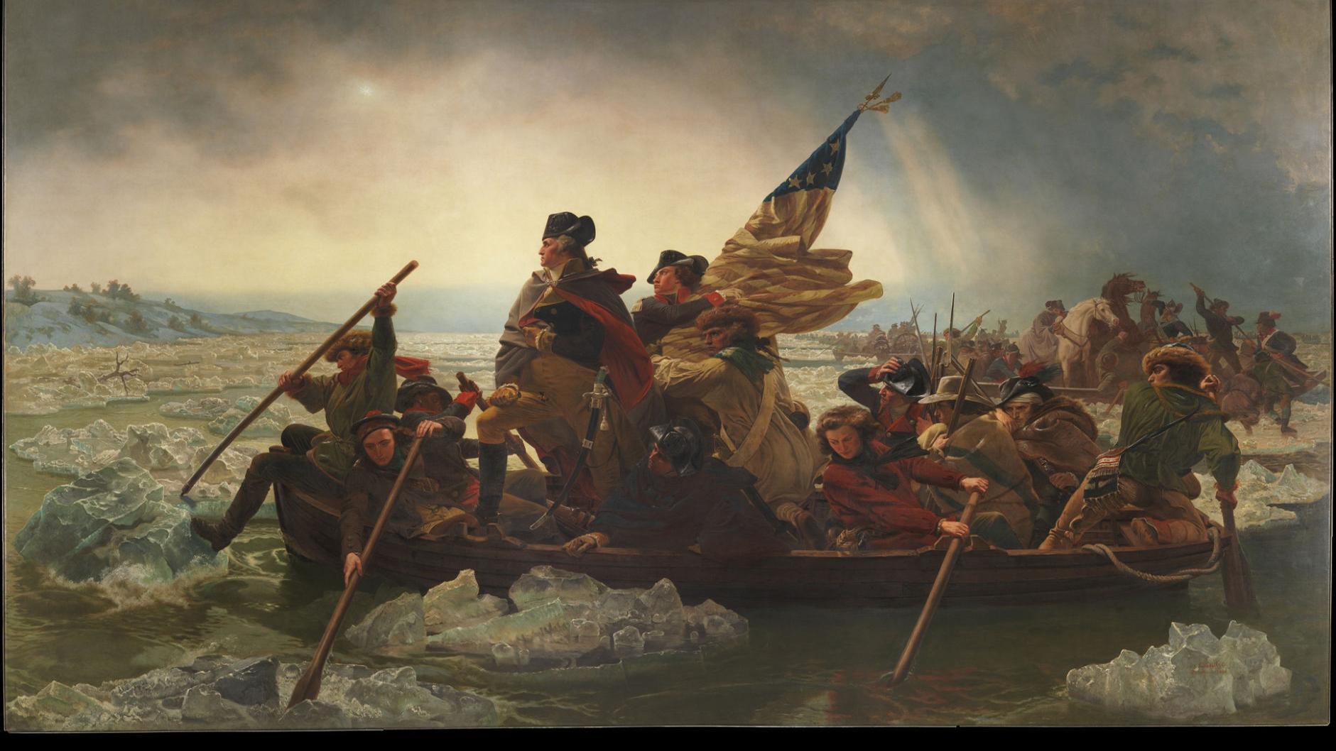 How A Painting Of George Washington Crossing The Delaware On