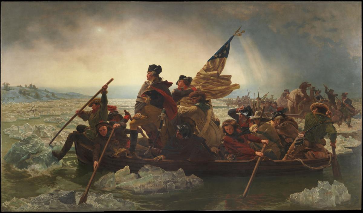 How A Painting Of George Washington Crossing The Delaware On