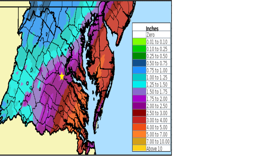 FREDERICKSBURG AREA WEATHER Some sun today, but more rain is on the