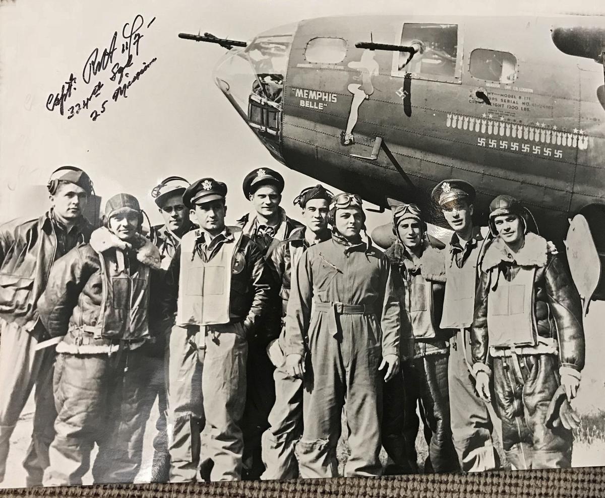 Stafford man has photo of original Memphis Belle crew History