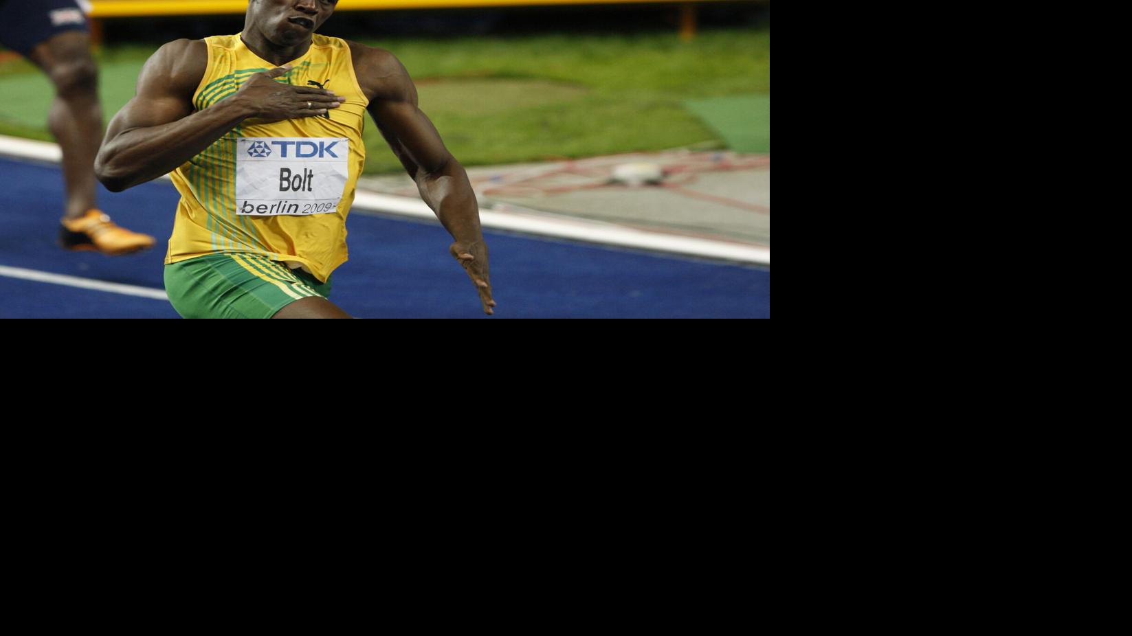 Today In Sports History Usain Bolt Blazes To 100 Meter World Record In 9 58 Seconds