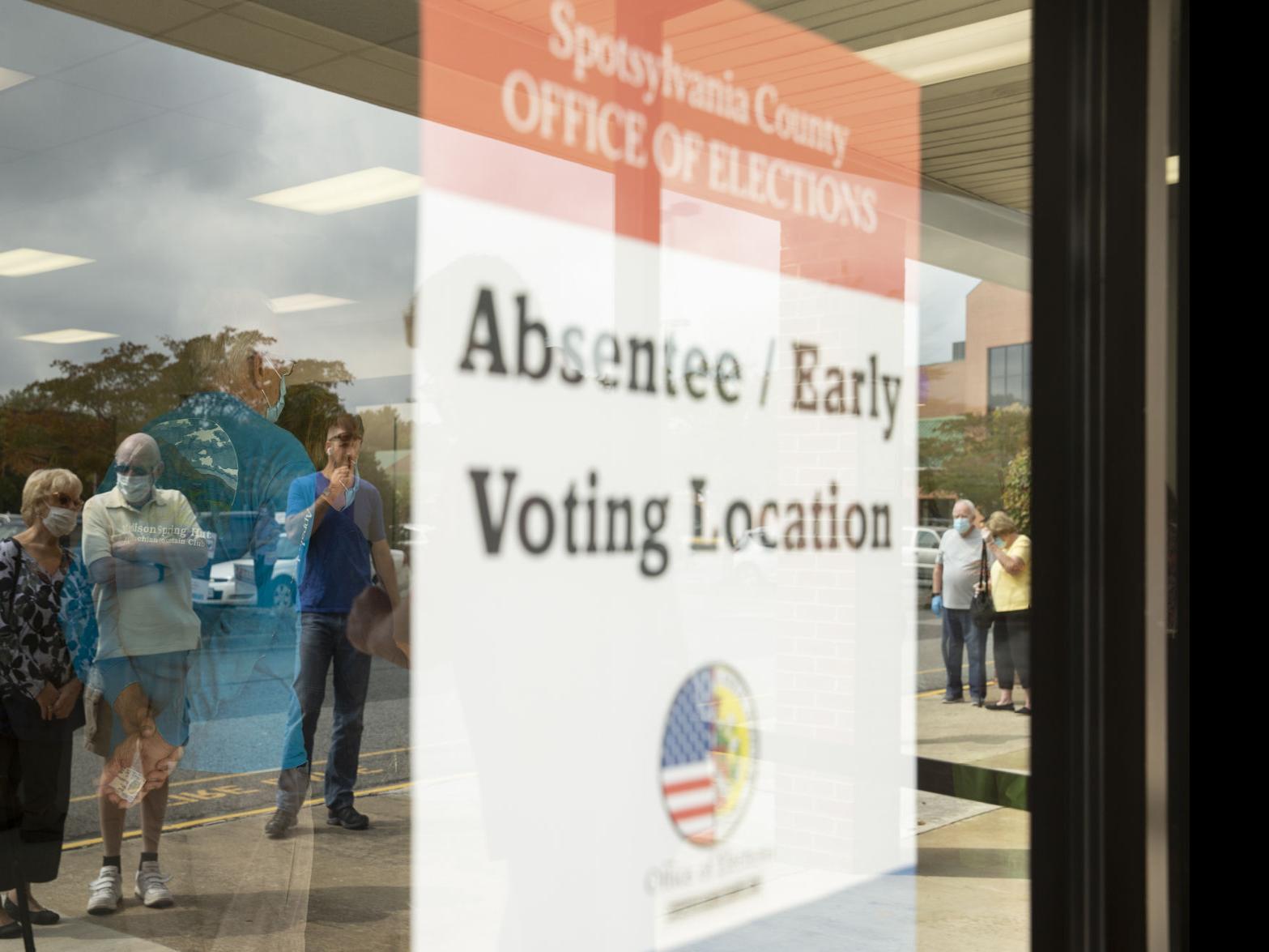 Voters Flock To Polls To Cast Their Ballots Early Election Fredericksburg Com