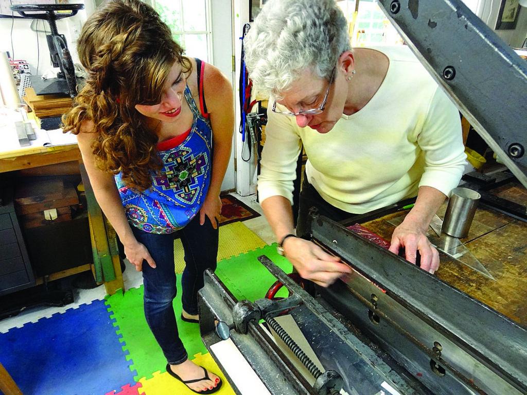 Custom Made Education Entrepreneur Learns Bookbinding Trade