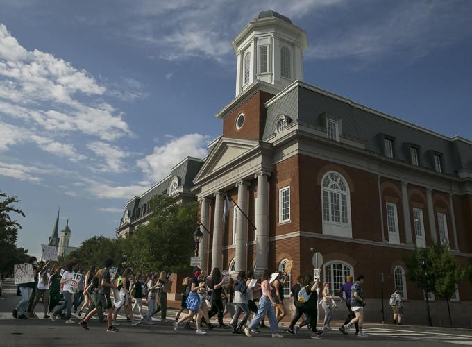 Fredericksburg police ticket five protesters for blocking streets
