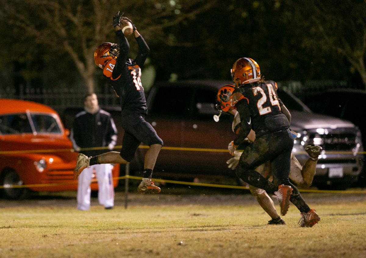 High school football, Region 3B semifinal James Monroe muddles past