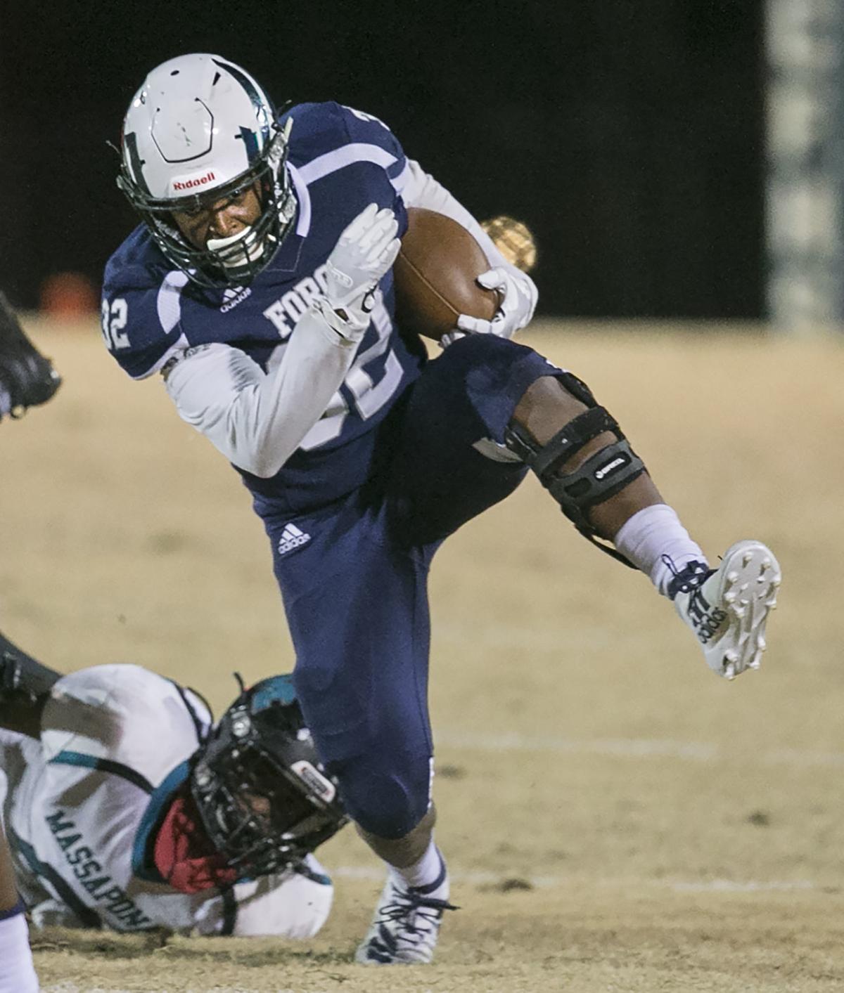 High School Football Run Game Carries Colonial Forge By
