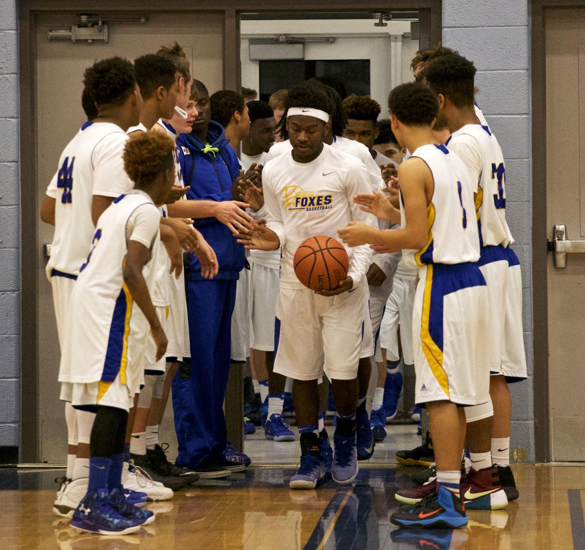 High School Boys Basketball Relentless King George Handles
